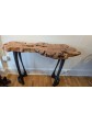 Maple Burl Console Table